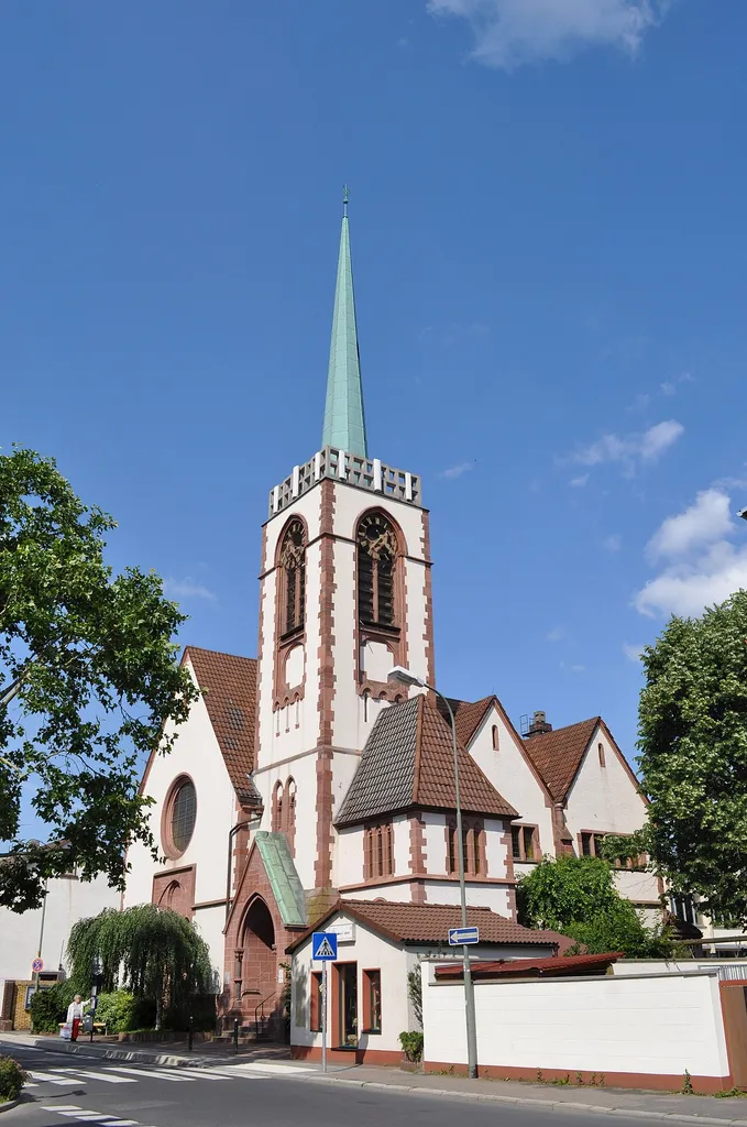evangelische Gustav-Adolf-Kirche in Offenbach Bürgel von 1902