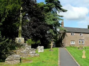 Churchyard cross in St David's churchyard