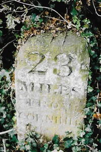 Milestone, Eastbourne Road, quarter mile S of Railway Bridge