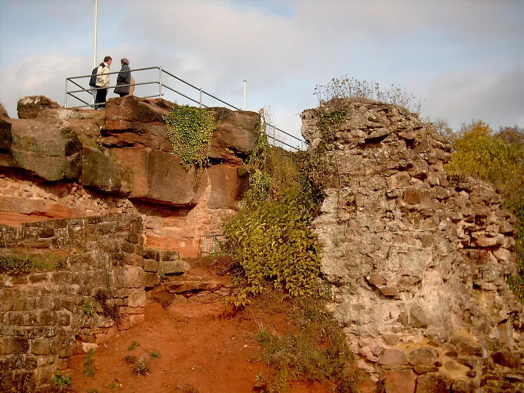 Ruine Festung Hohenburg in Homburg/Saar