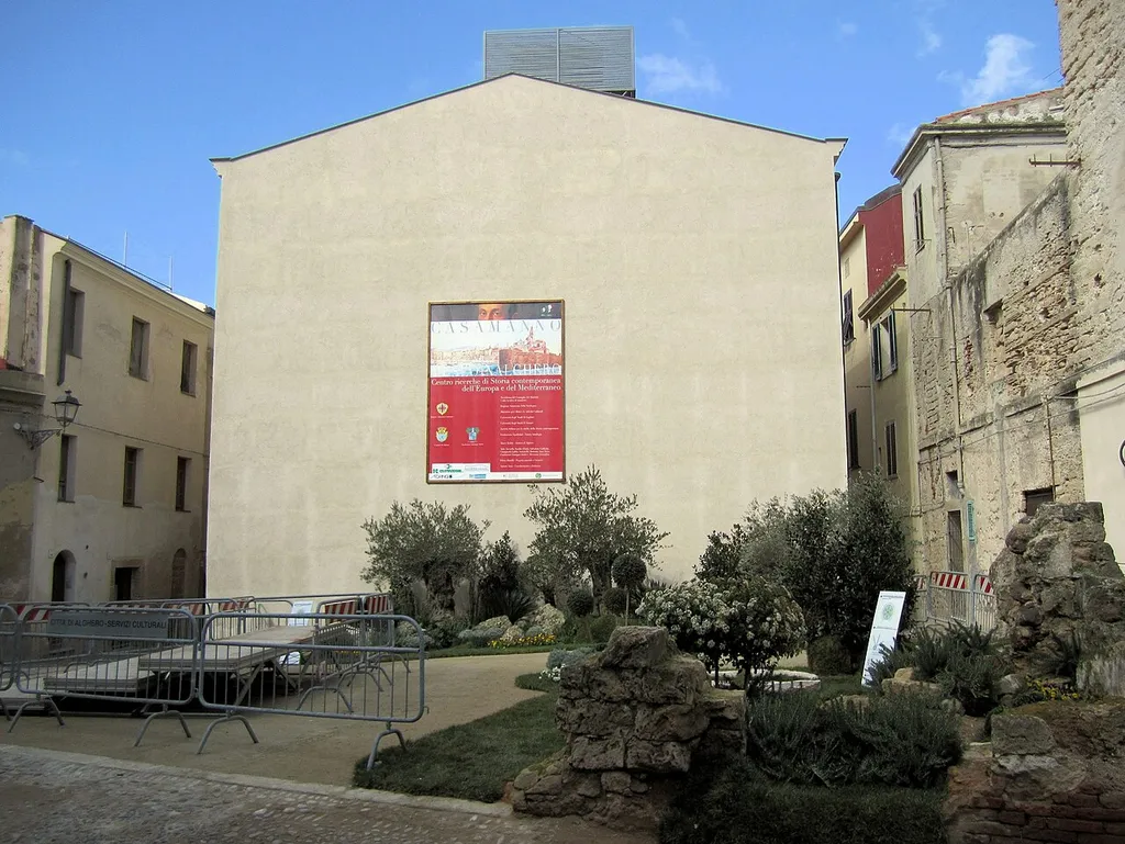 Facciata del Museo Casa Manno di Alghero (SS), inaugurato nel 2012