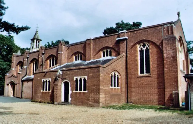 St Michael and All Angels parish church, Bassett Avenue, Southampton, Hampshire, seen from the southeast