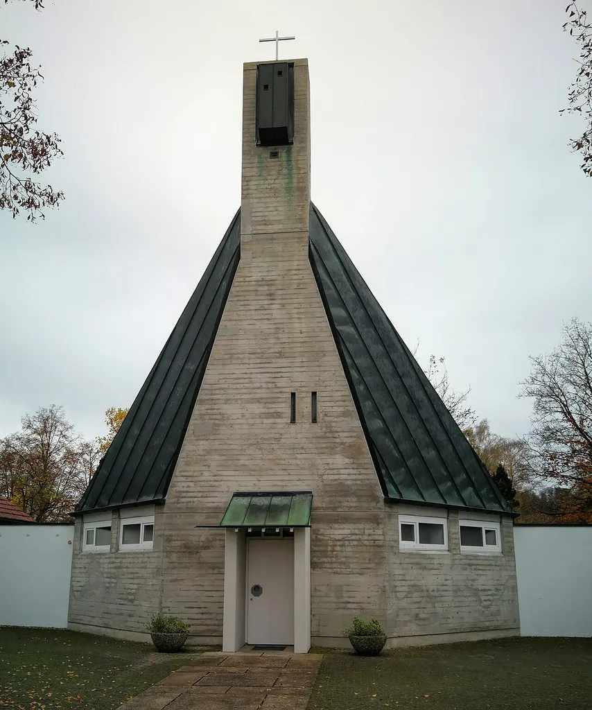 Evangelische Simeonkirche Waging am See, Landkreis Traunstein, Oberbayern, Bayern, Deutschland