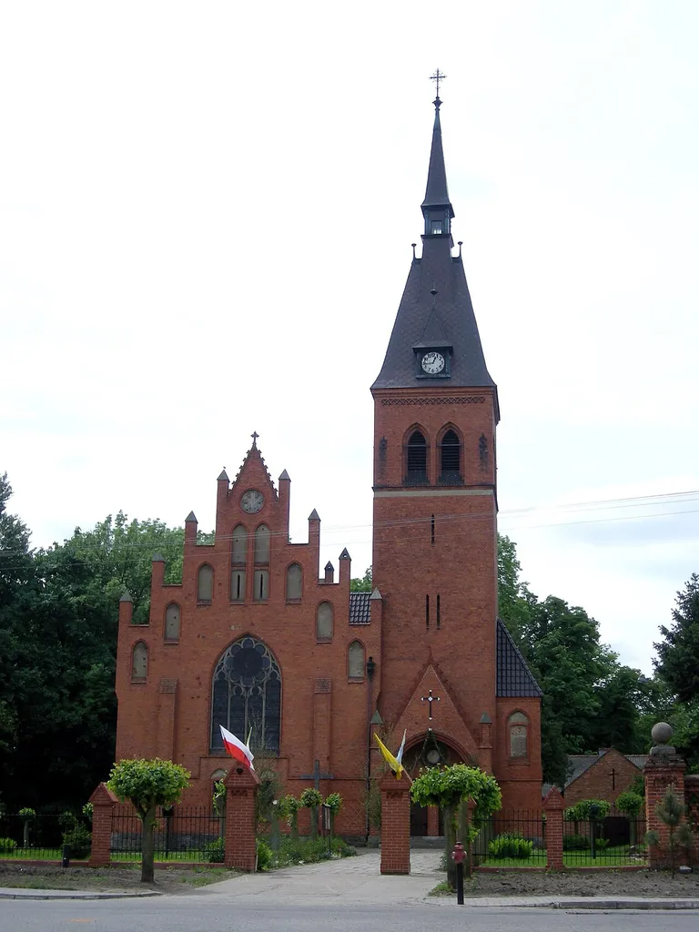 The church in Bukowiec, Poland.