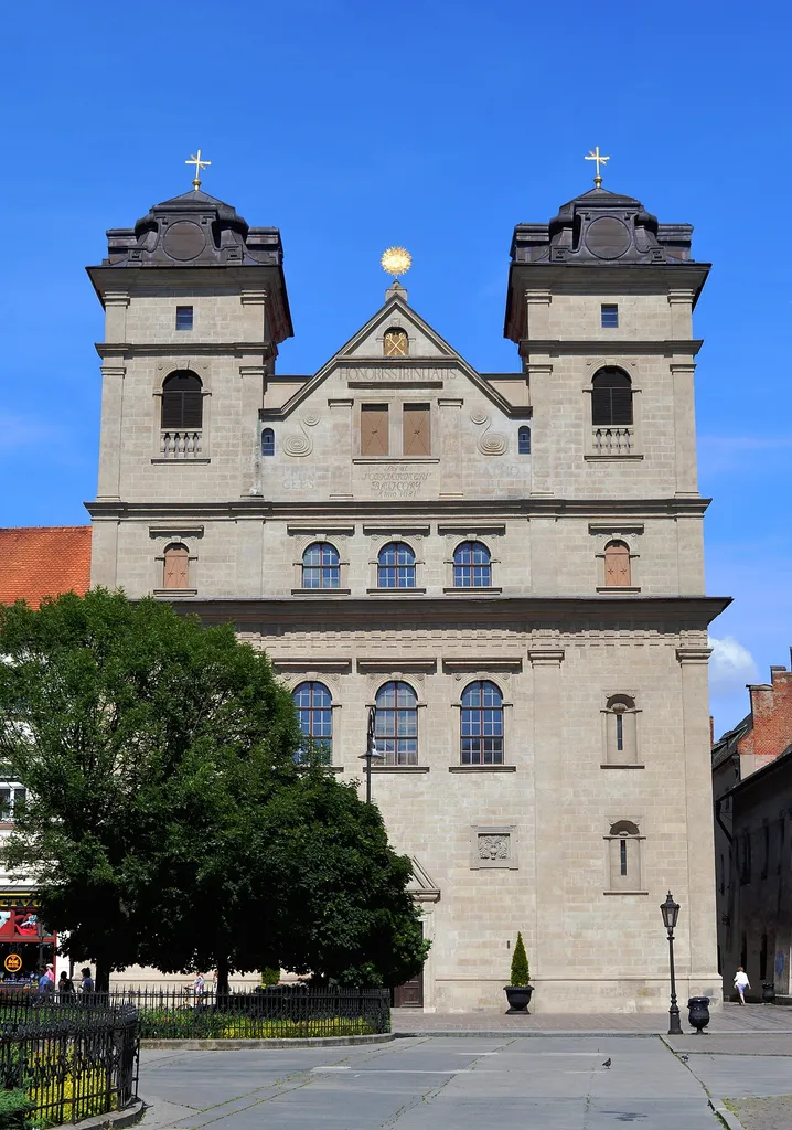The Church of the Holy Trinity on Košice Main Street