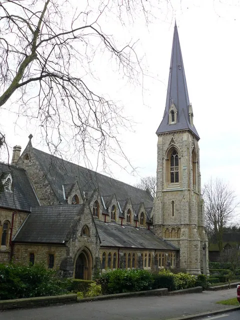 St Stephen's parish church, College Road, South Dulwich, London SE21, seen from the east