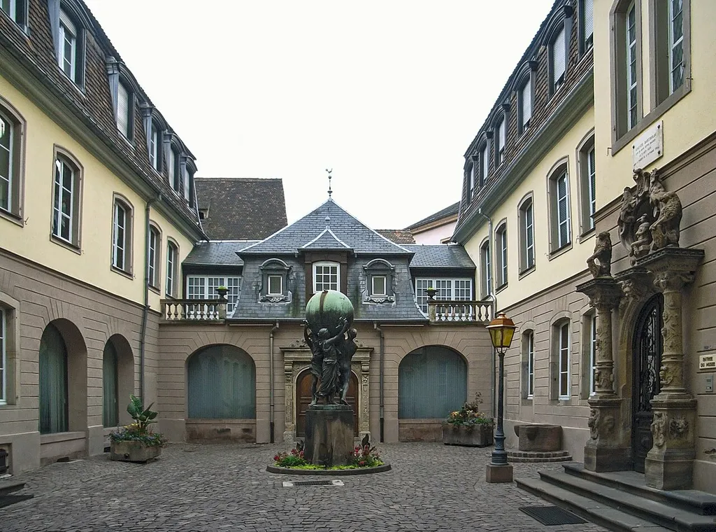 Birthplace of Auguste Bartholdi (museum Bartholdi) in 30 rue des Marchands in Colmar (Haut-Rhin, France).