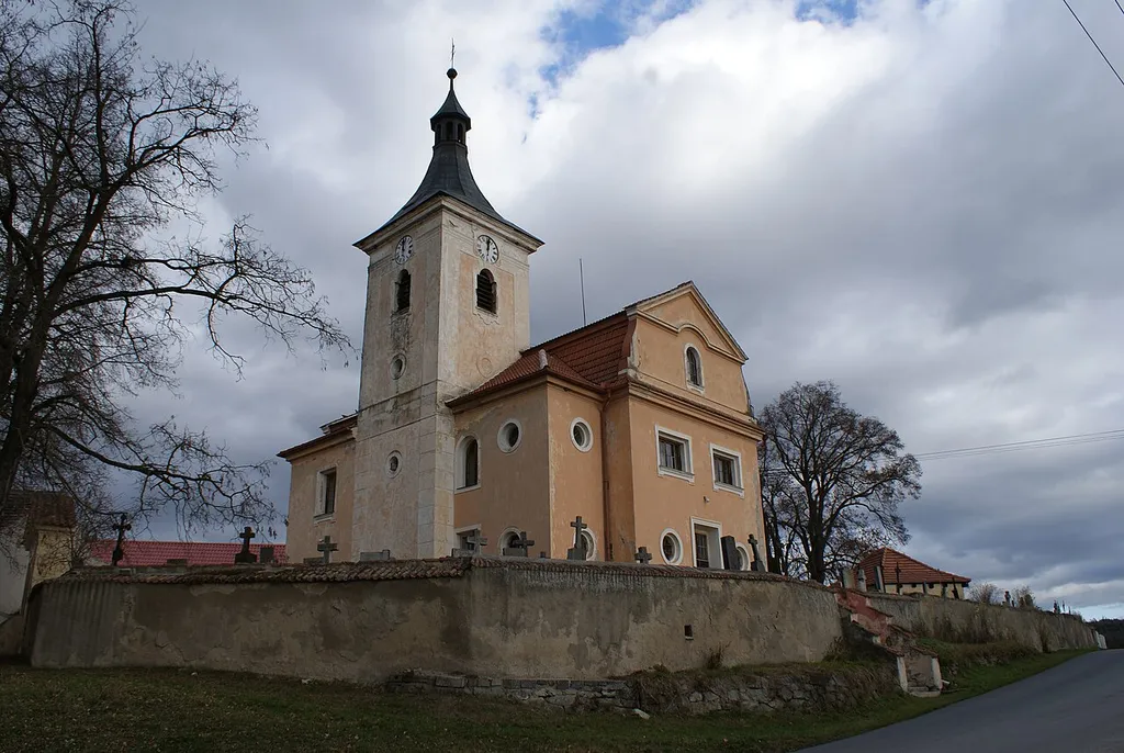 A church in Krč, part of Protivín, Písek District, CZE