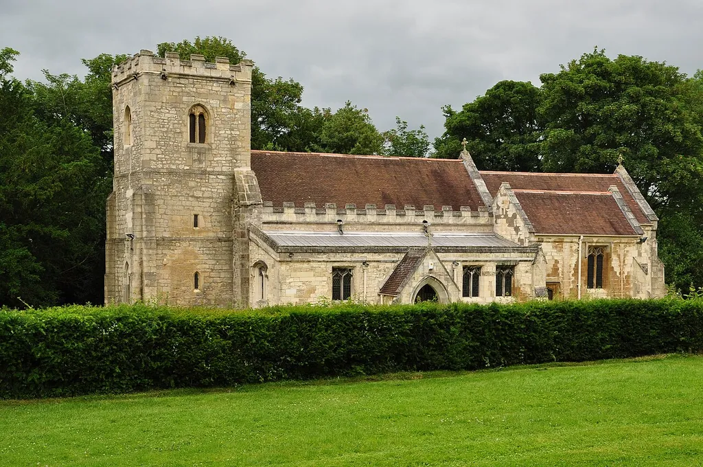 Parish church of St Michael and All Angels, Brodsworth, South Yorkshire, seen from the south