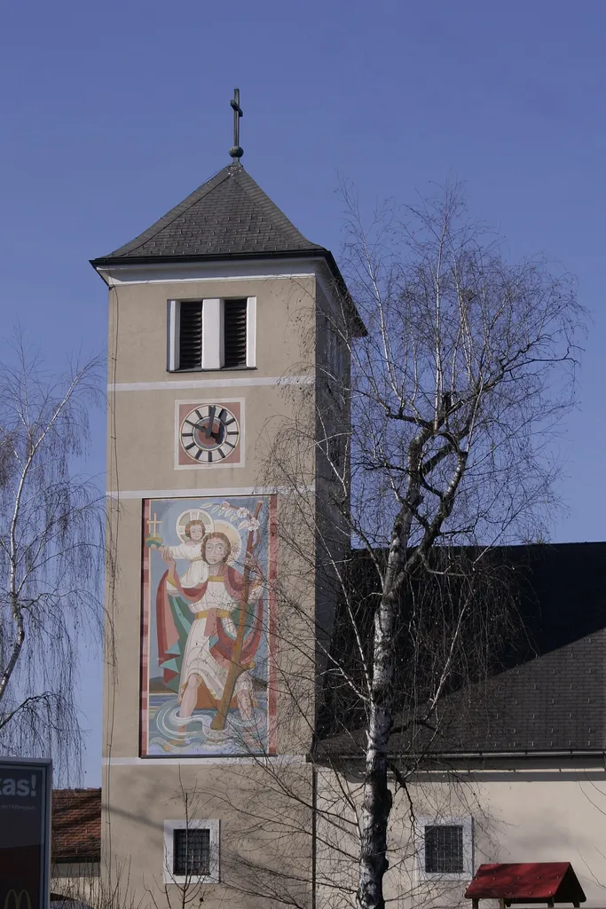 Kirche Don Bosco Graz Kirchturm von Osten