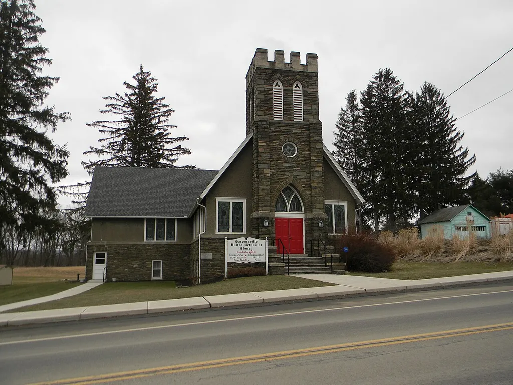 Harpursville United Methodist Church — in Harpursville, Broome County, New York.
