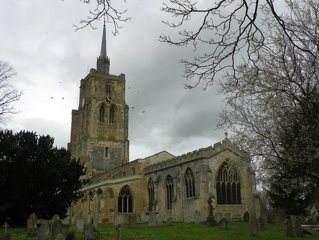 St Mary's parish church, Ashwell, Hertfordshire, seen from the east