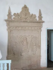 Tombstone for G.Effern in Nereta lutheran church, Latvia
