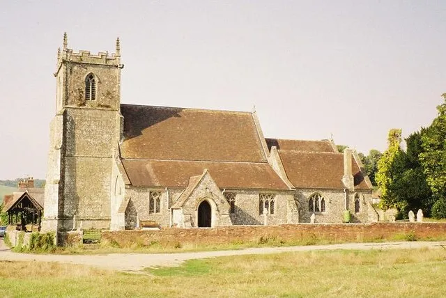 Holy Trinity parish church, Stourpaine, Dorset, seen from the south