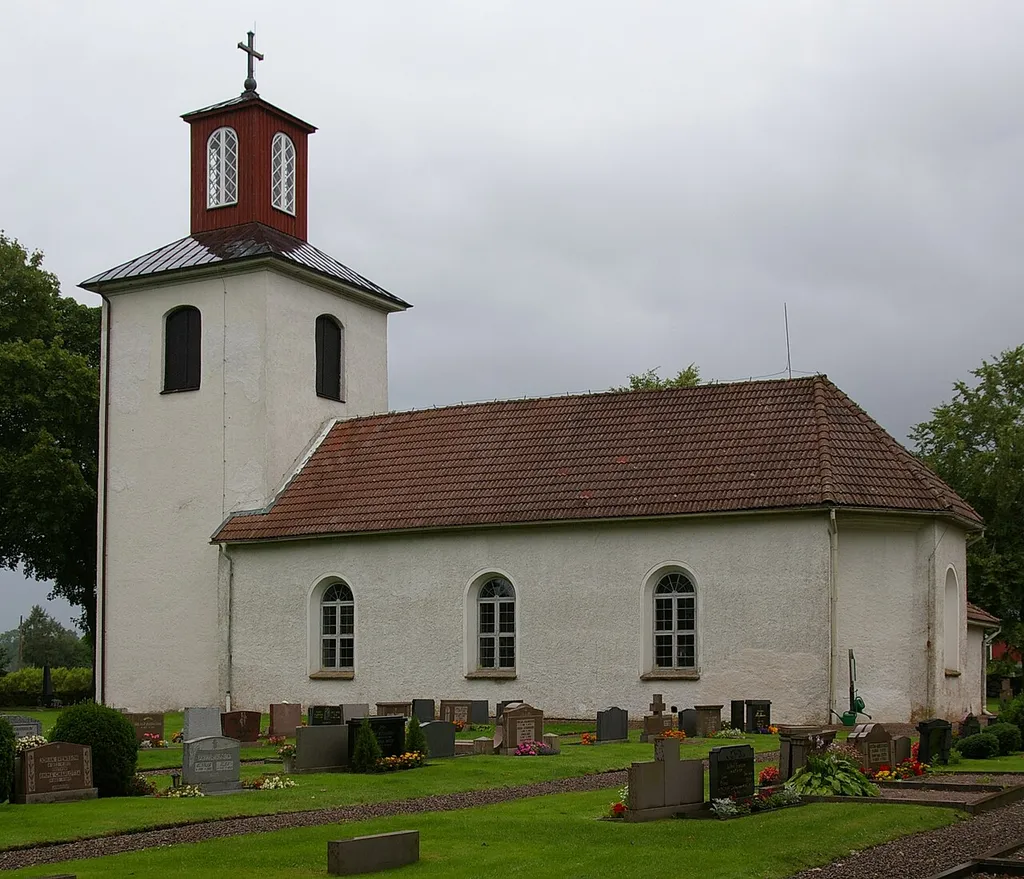 Jäla kyrka (Swedish:Church of Jäla) in Västergötland, Sweden.