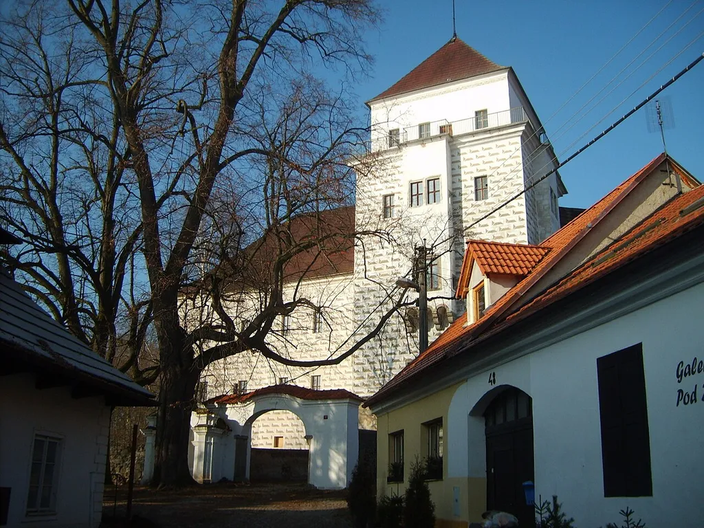 Entrance to the Rožmitál pod Třemšínem castle, Příbram District, CZ