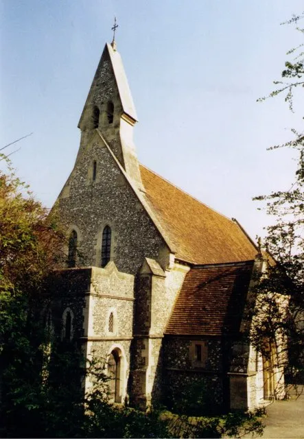 Parish church of St Mary he Virgin, Greenham, Berkshire, seen from the south