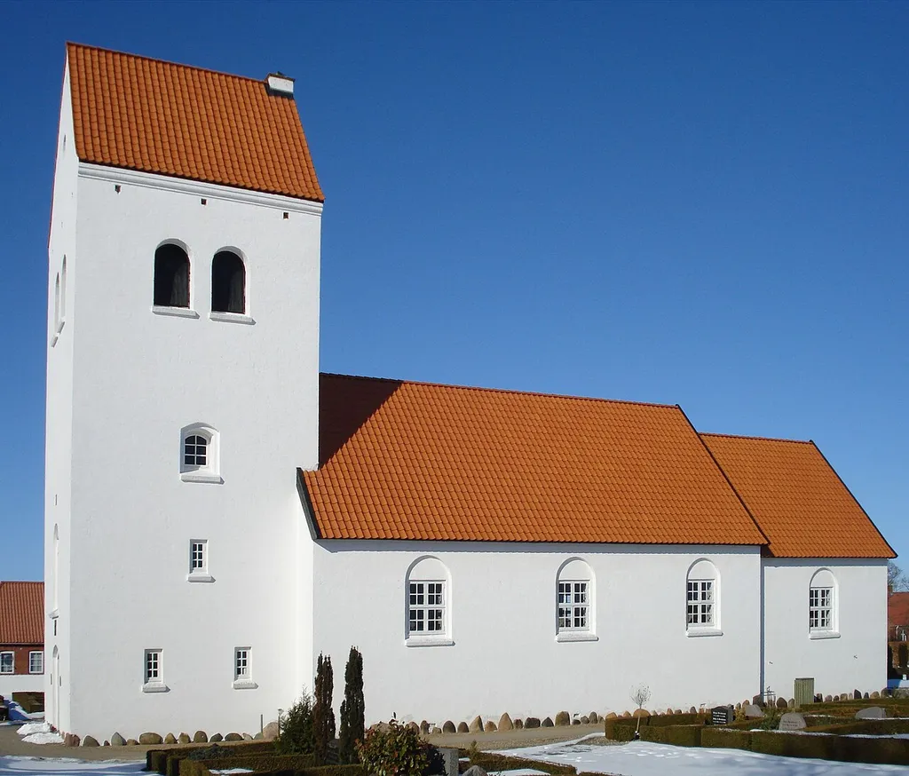 Grathe Kirke (Church) in Jutland, Denmark