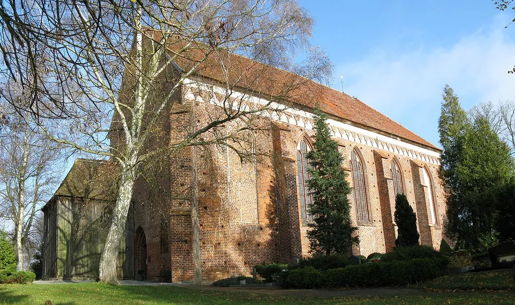 Church in Hohen Viecheln, Mecklenburg-Vorpommern, Germany