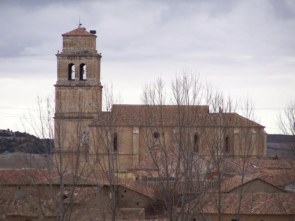 Church of San Martín in Mota del Marqués, Valladolid, Spain.