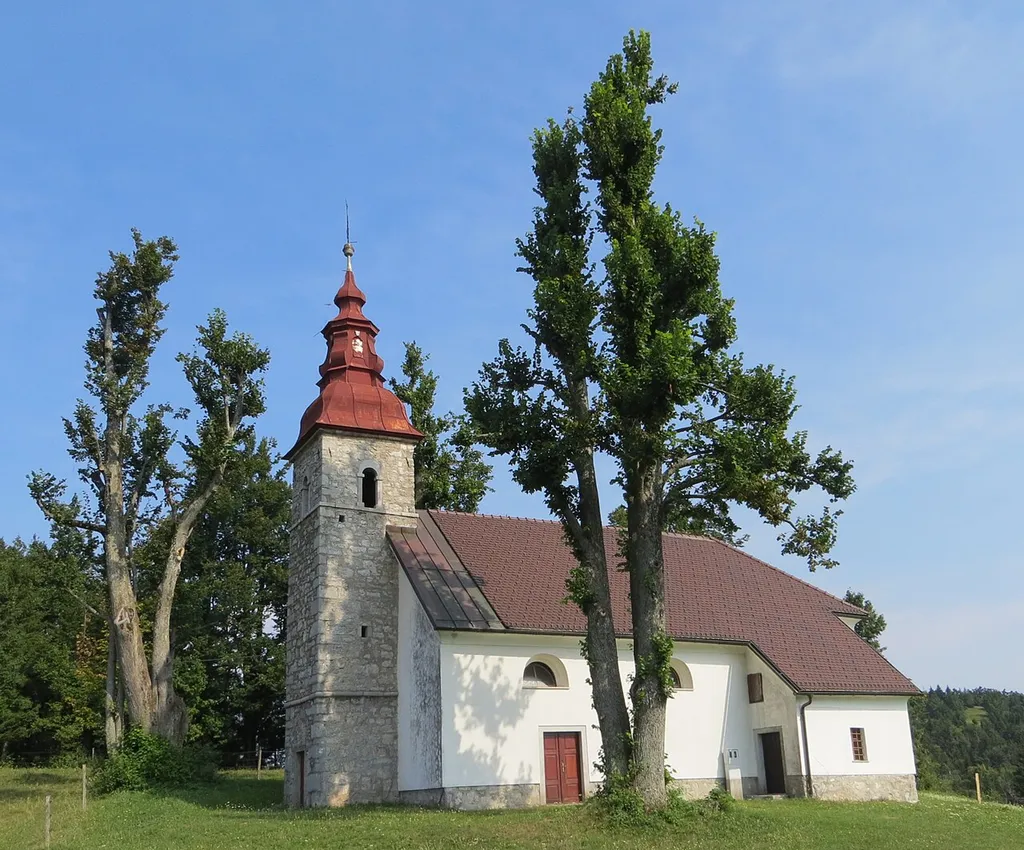 Saint Stephen's Church in Pokojišče, Municipality of Vrhnika, Slovenia