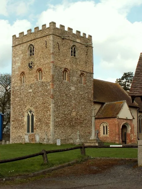 SS Peter and Thomas Becket parish church, Stambourne, Essex, seen from the south
