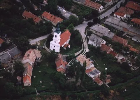 Vilonya, Hungary, aerialphotgraphy