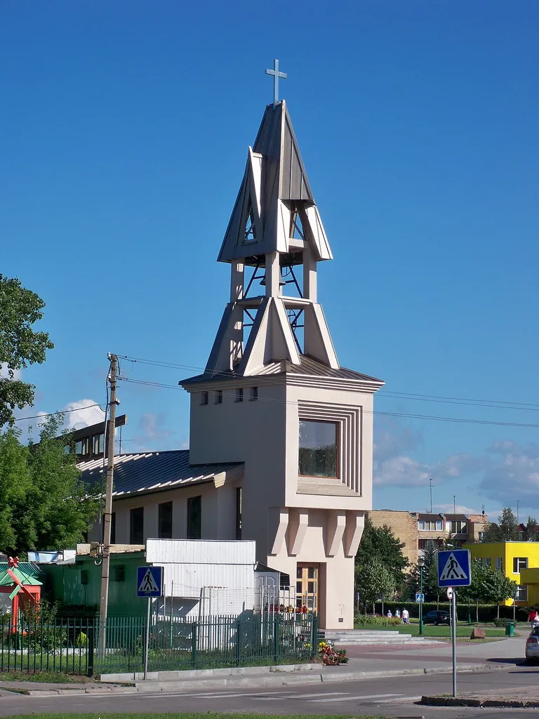 Palangos bažnyčia ar cerkvė, miesto centras, prie IKI