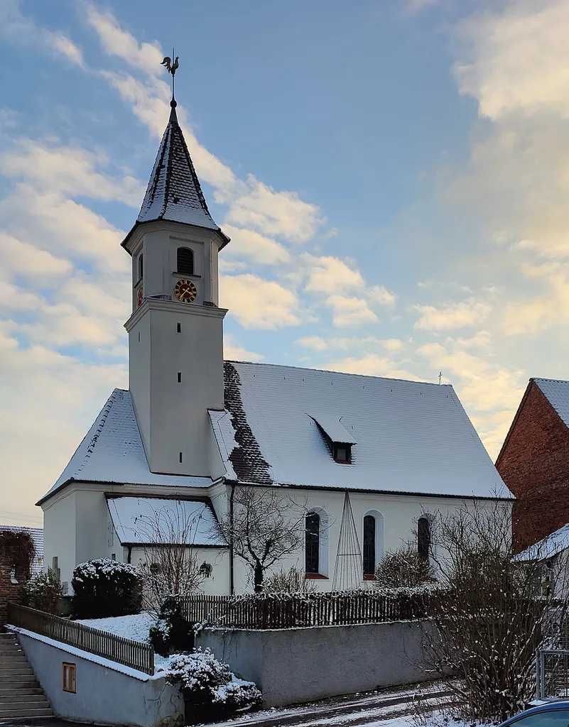 Evangelische Jakobuskirche Grimmelfingen, Stadt Ulm, Baden-Württemberg, Deutschland