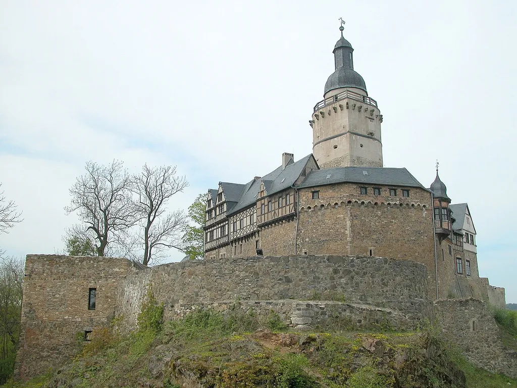 Falkenstein Castle in the Harz, Saxony-Anhalt, Germany