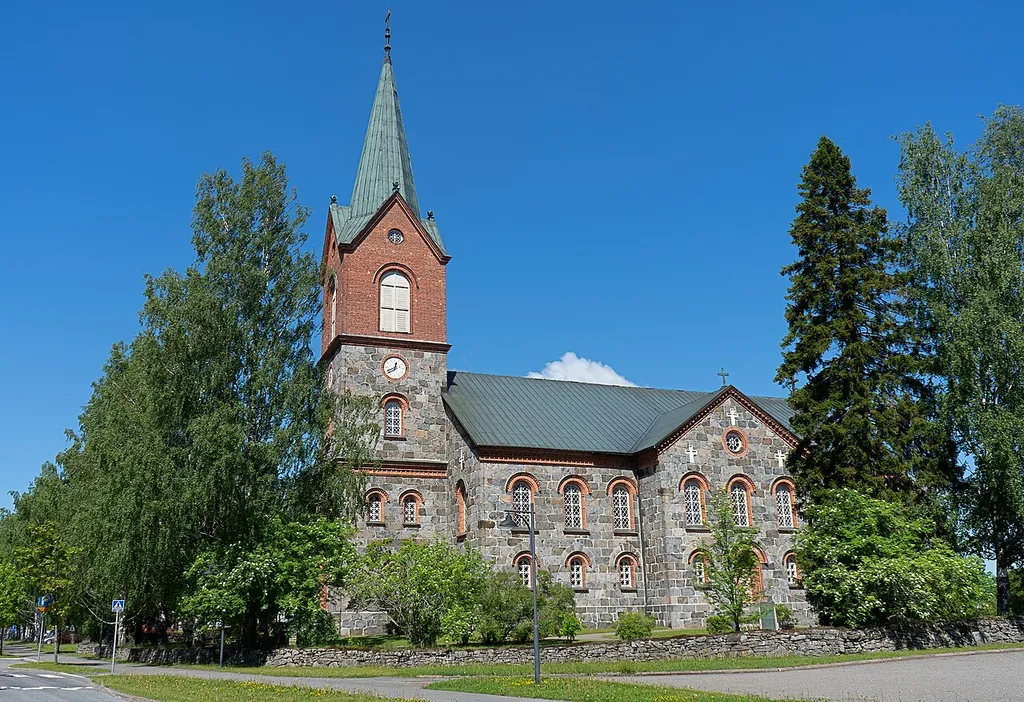 This is a photo of a monument in Finland identified by the ID 'Q30505848' (Q30505848) - RKY: 4437