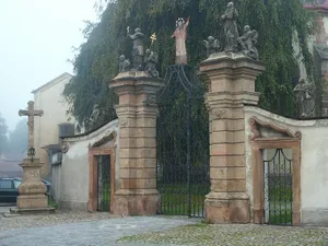 Gate of Holy Trinity Church in Hostinné