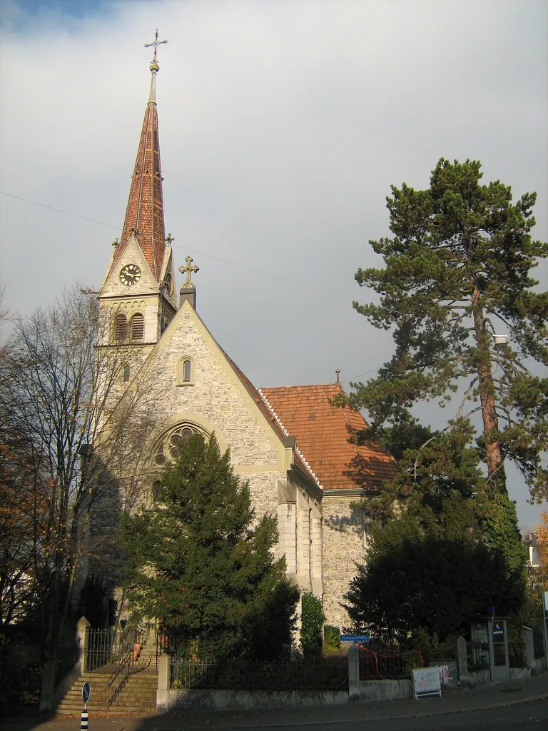 The presbyterian reformist Johanneskirche (St. John's Church) in the Bernese quarter Breitenrain