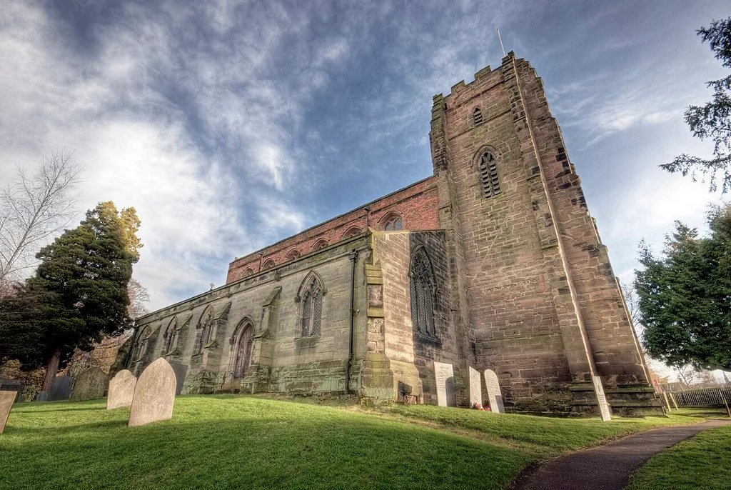 The Church of St Chad, Lichfield - As viewed from its northern side.