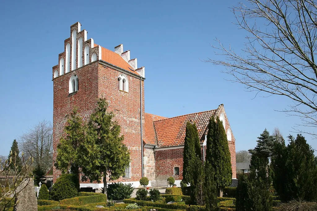 Vester Broby kirke - a village church south of Sorø in Denmark - famous for its wall paintings