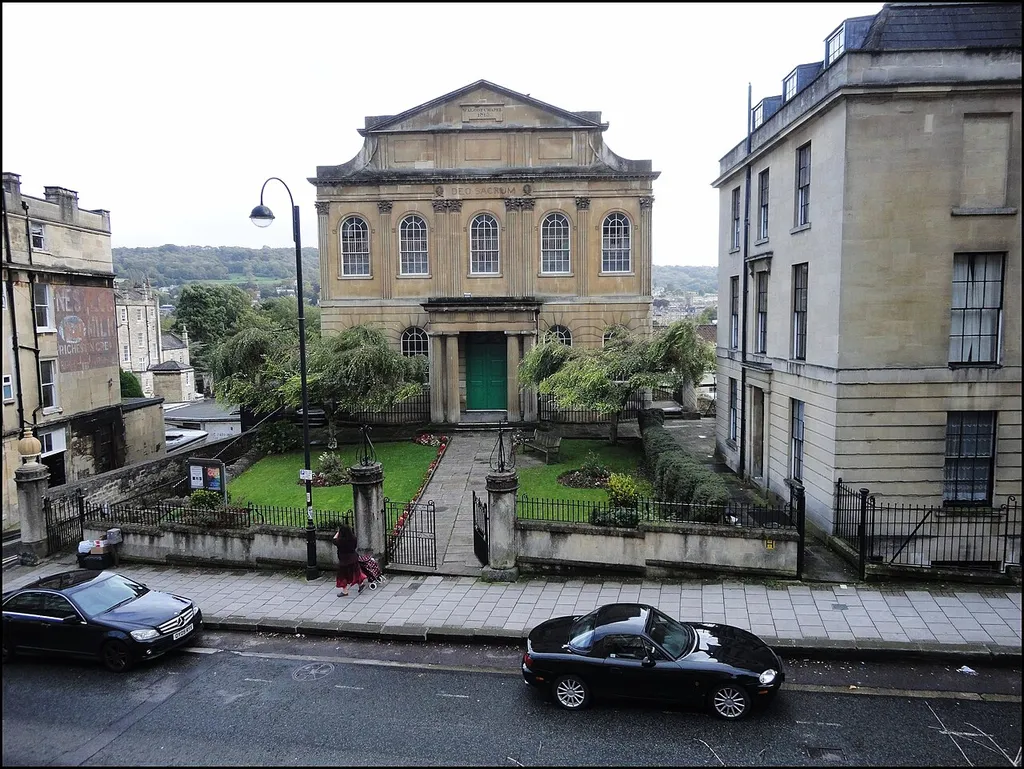 Walcot Methodist Church, London Road, Bath, Somerset, seen from the northwest