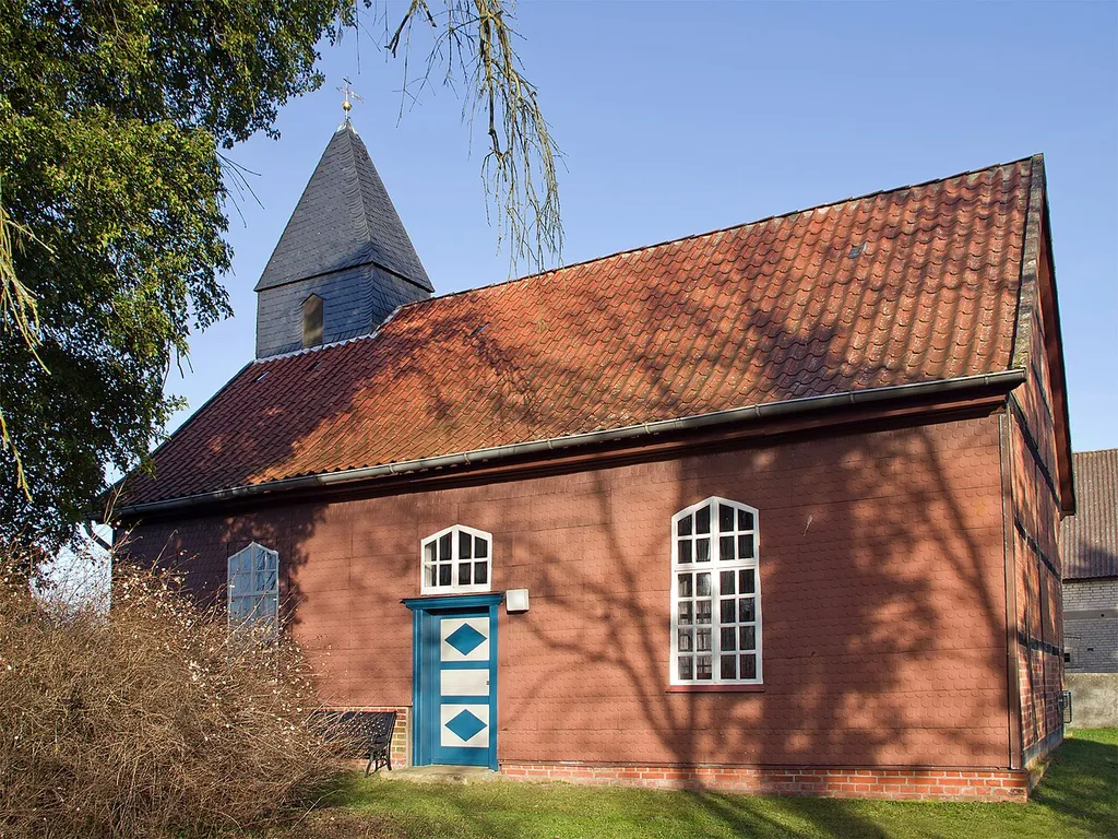 Chapel of the small village Dickfeitzen (district Lüchow-Dannenberg, northern Germany).