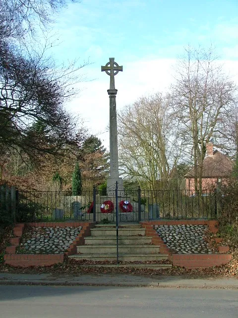 Aston war memorial. Next door to the church.