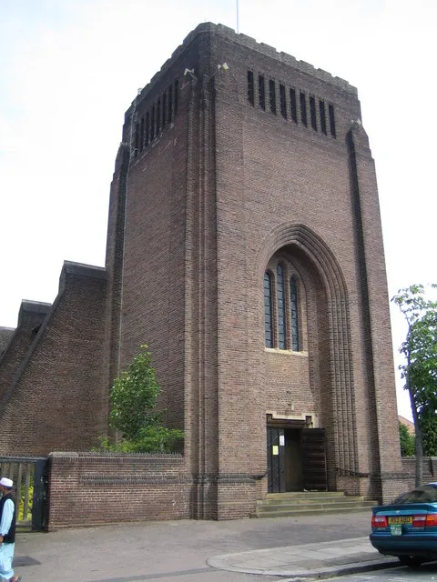 Luton: St Andrew's Church. The massive functional tower of this 1932-built church in Blenheim Crescent is typical of the work of its architect, Giles Gilbert Scott, who was known for his work on such iconic buildings as Battersea Power Station 84838 and Liverpool Cathedral 86731