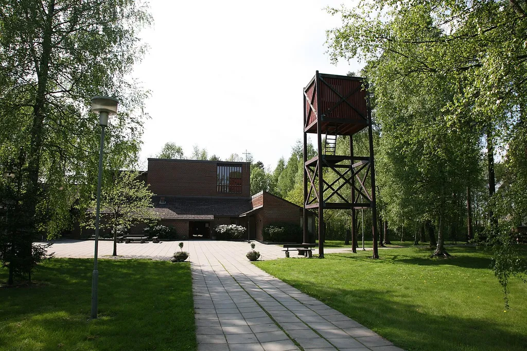Ekholt churck from 1980. In Rygge in Østfold.