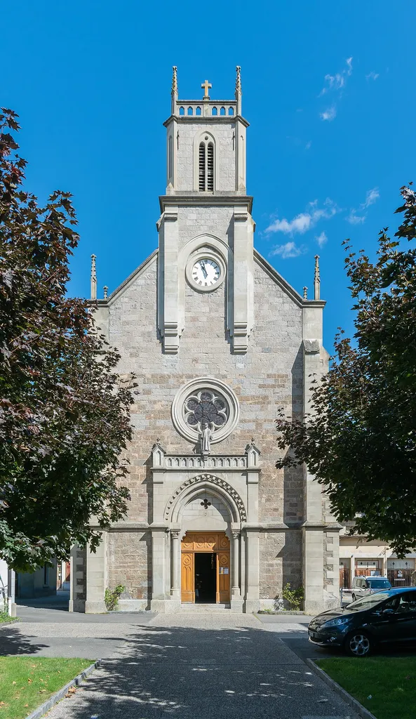 Catholic church in Aigle, canton of Vaud, Switzerland