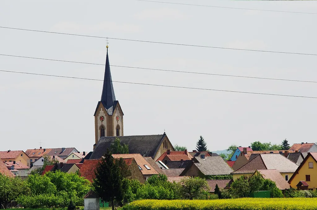 St. Peter und Paul, Hergolshausen, Unterfranken, Deutschland
