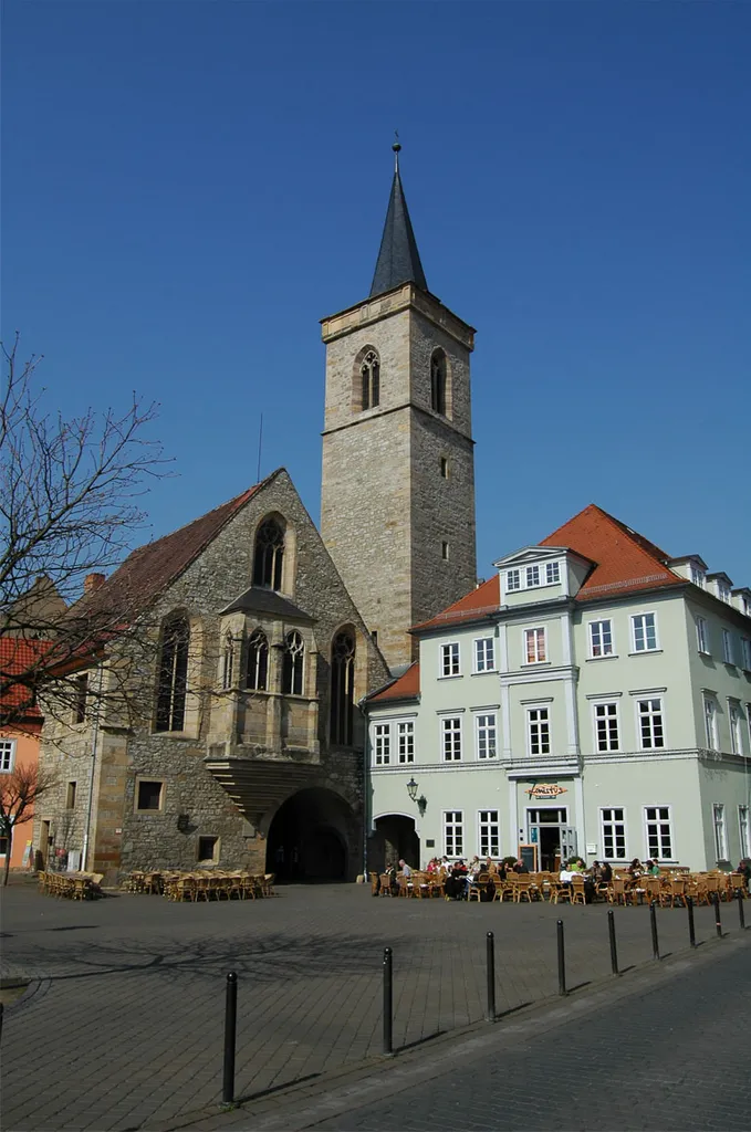 Ägidienkirche (erste Erwähnung 1110) am Wenige Markt in Erfurt