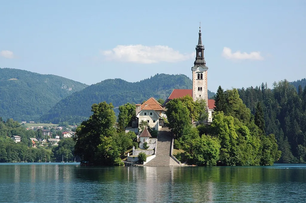View of Bled Island from the south, 2013