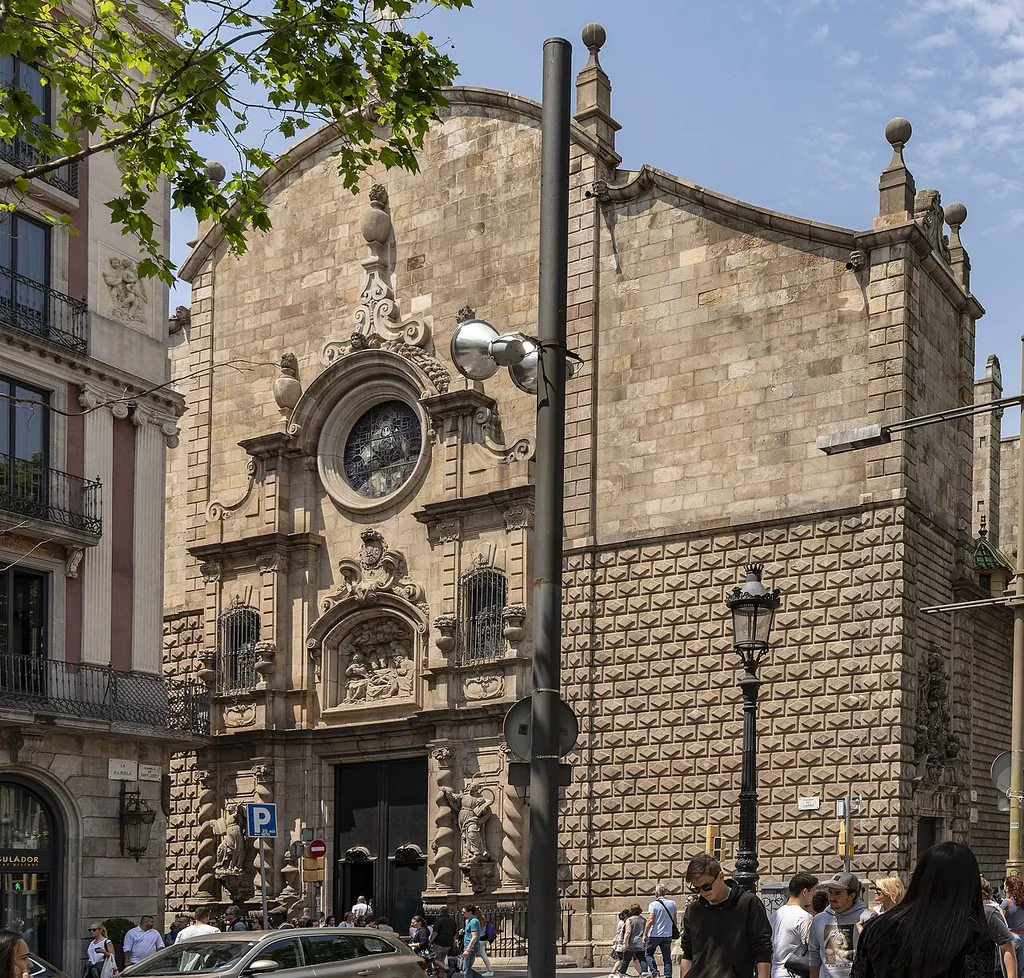 Betlem church, on Les rambles in Barcelona.