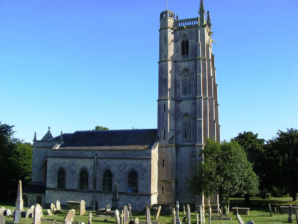 SS Mary and Peter parish church, Winford, Somerset, seen from the north
