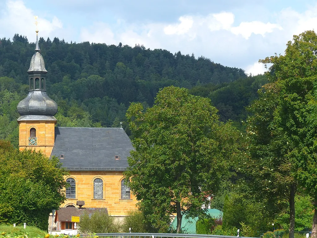 The the church of Tiefenstürmig, a village and district of the municipality of Eggolsheim.