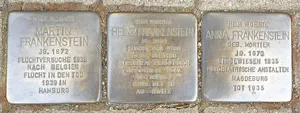 Stolperstein dedicated to Anna Frankenstein