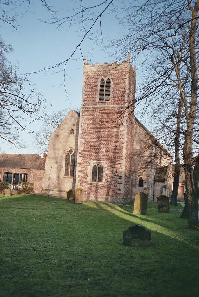 St Margaret's parish church, Walmgate, York, seen from the west