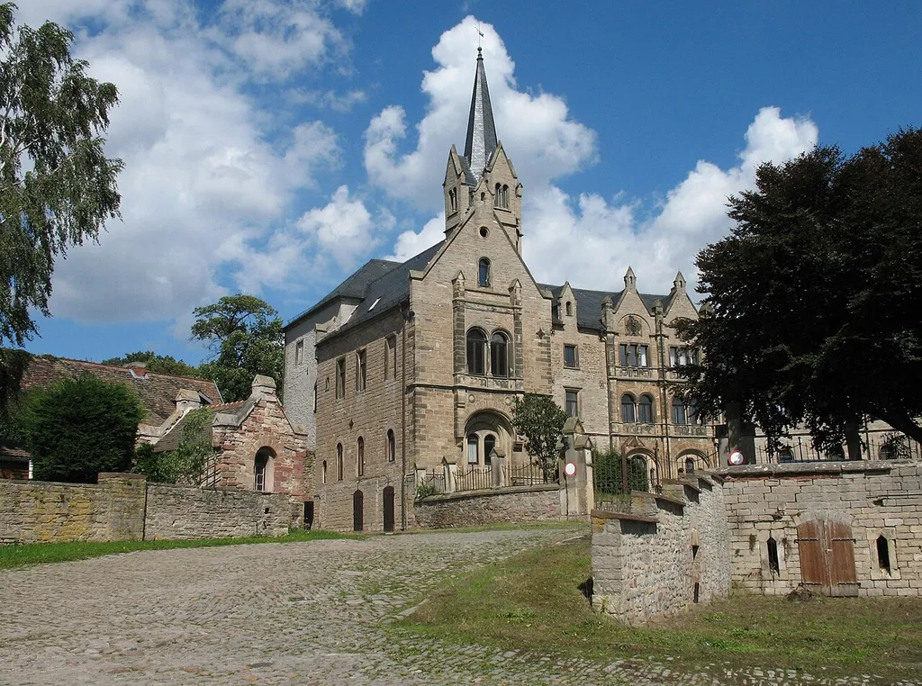 Castle in Allstedt-Beyernaumburg in Saxony-Anhalt, Germany